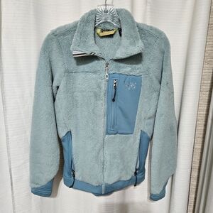 Mountain Hardwear Light Blue Fleece Jacket